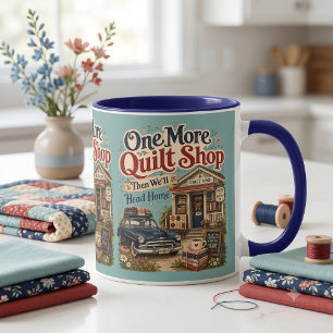Taza Una escena de cottage vintage de una tienda de col