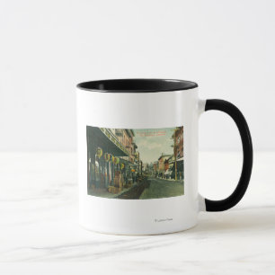 Taza Una escena de la calle de Chinatown