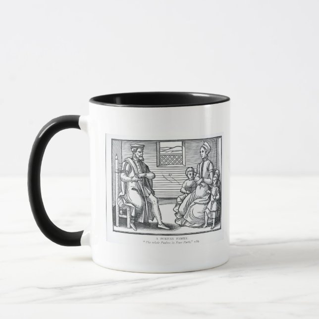 Taza Una familia del puritano (Izquierda)
