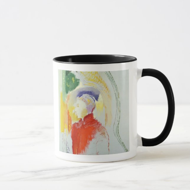 Taza Una figura (w/c en el papel) (Derecha)