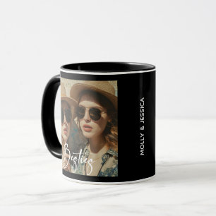 Taza Una foto minimalista nombra la amistad bestial