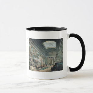 Taza Una galería del museo con arte romano antiguo