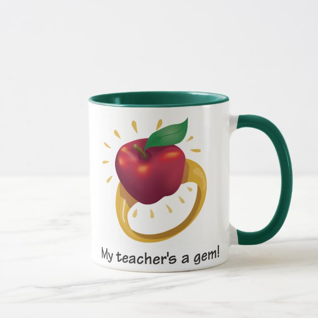 Taza ¡Una gema de mi profesor! (Derecha)