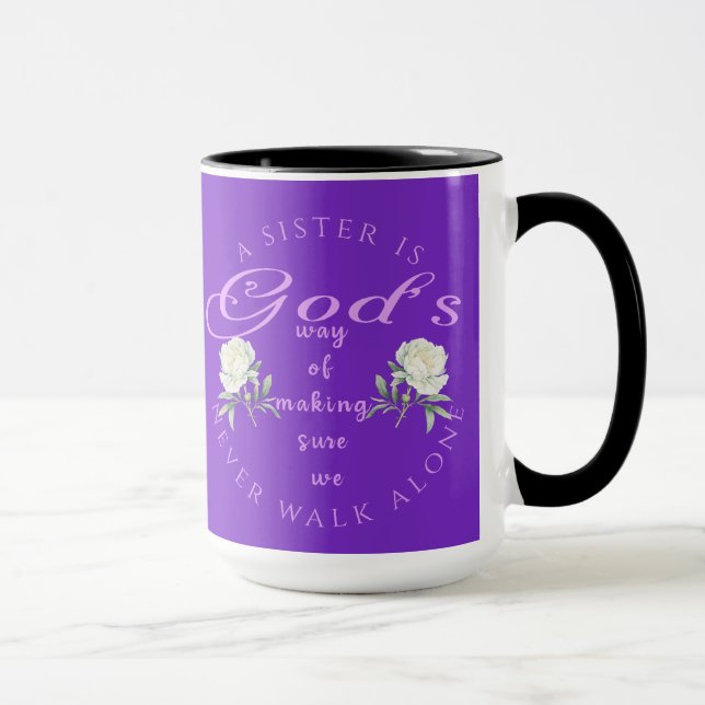 Taza "Una hermana es..." Café personalizable/Tea Mug (Derecha)