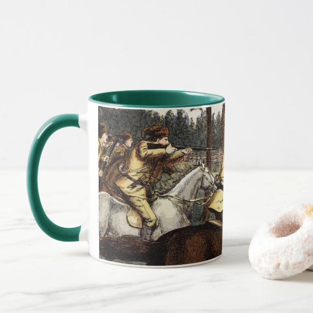 Taza Una historia de la revolución estadounidense (Con donut)