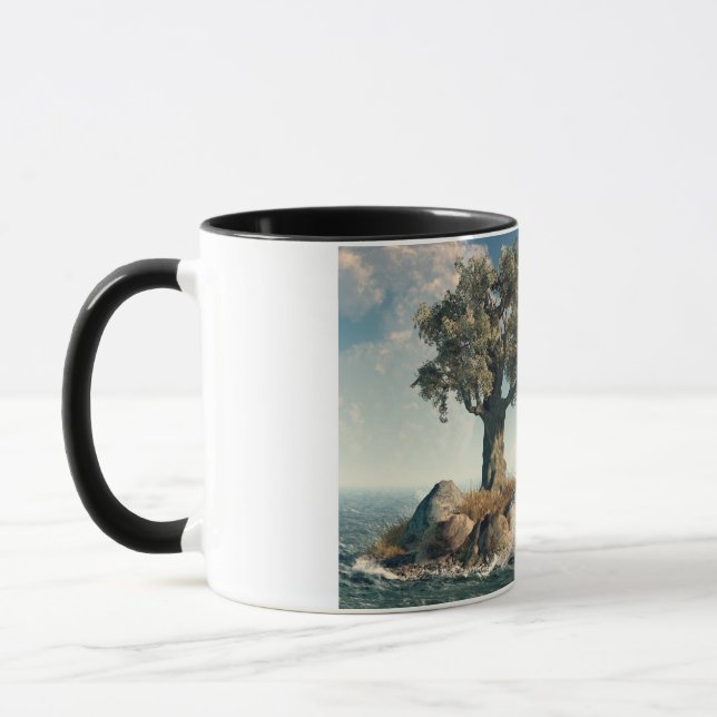 Taza Una isla del árbol (Izquierda)