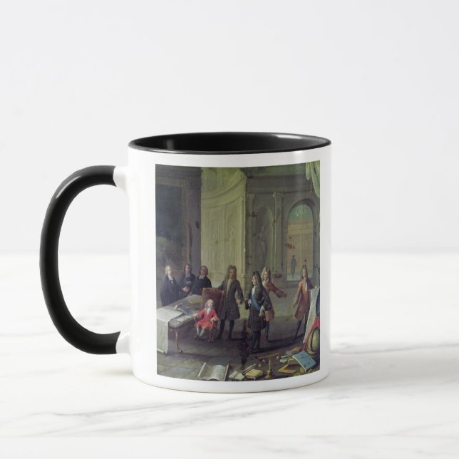 Taza Una lección que es dada al Louis joven XV (Izquierda)