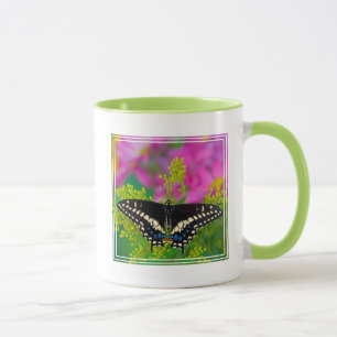 Taza Una Mariposa Macho Posa
