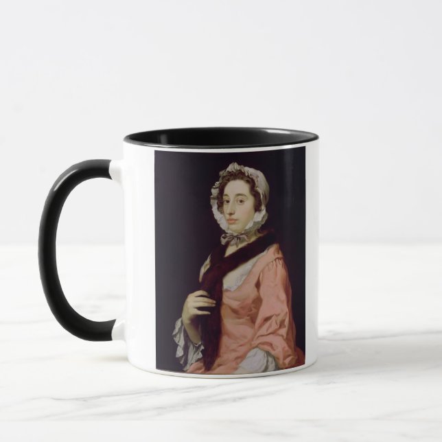 Taza Una mujer desconocida, llamada Peg Woffington (Izquierda)