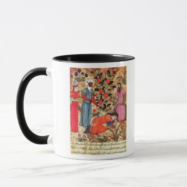 Taza Una mujer que suplica al sultán (Izquierda)