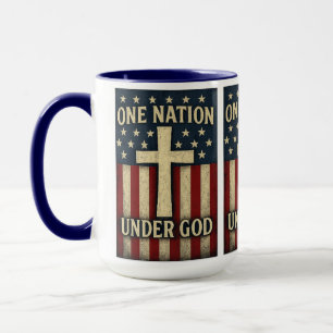 Taza Una nación bajo Dios Mug
