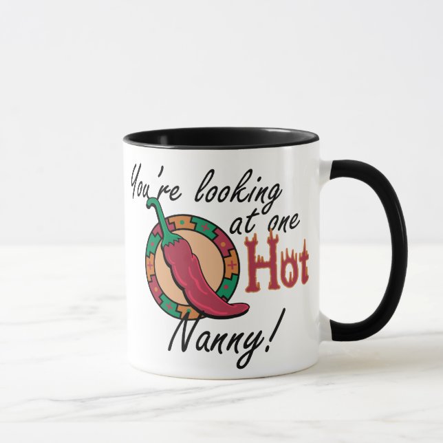 Taza Una niñera caliente (Derecha)