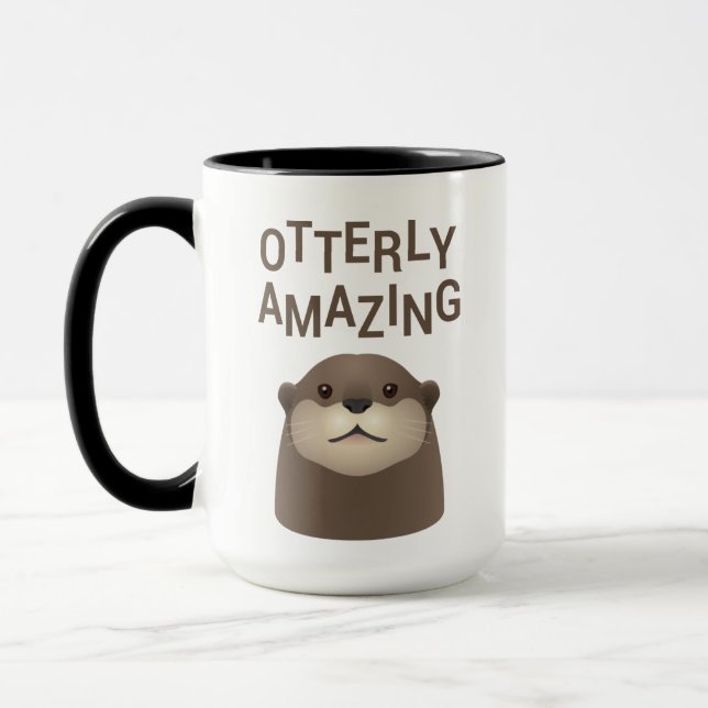 Taza Una nutria graciosa totalmente asombrosa (Izquierda)