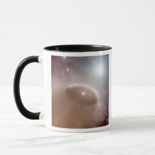 Taza Una O-estrella apenas detrás de una estrella