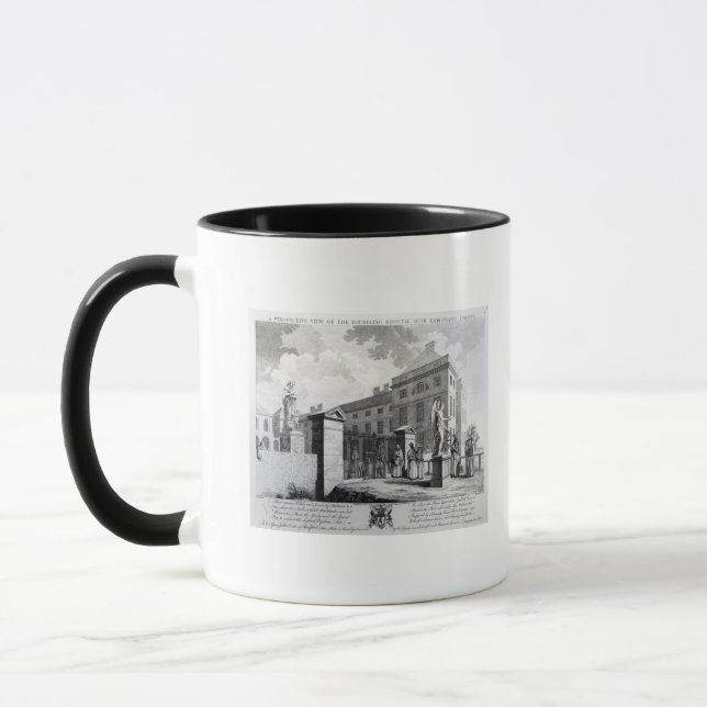 Taza Una opinión de perspectiva del hospital de (Izquierda)