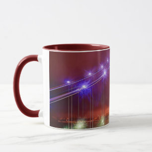 Taza Una opinión ventosa y lluviosa de la tarde del