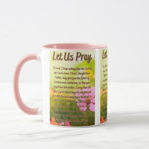 Taza Una Oración Por La Sabiduría Y El Revelación De La