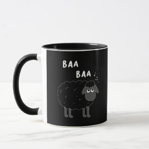 Taza Una oveja negra baa