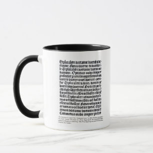 Taza Una página del 'Grammaire Latine
