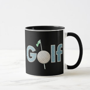 Taza Una palabra: Golf