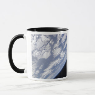 Taza Una parte azul y blanca de tierra