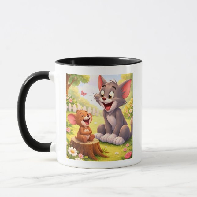 Taza Una pausa alegre en el jardín (Izquierda)