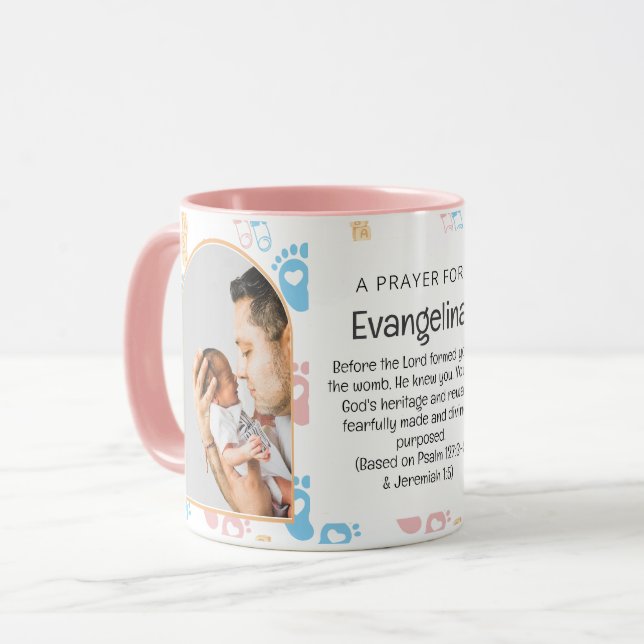 Taza Una Personalizado pequeña, una niña, un recuerdo c (Anverso izquierdo)