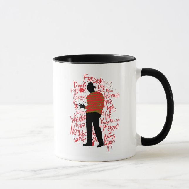 Taza Una pesadilla en la calle Elm | No te quedes dormi (Derecha)