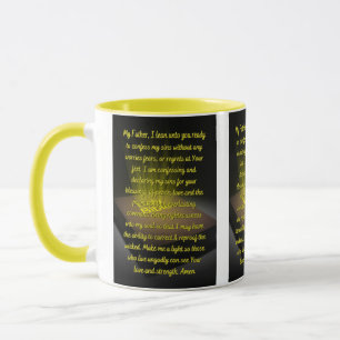 Taza Una plegaria diaria de arrepentimiento con dos ton