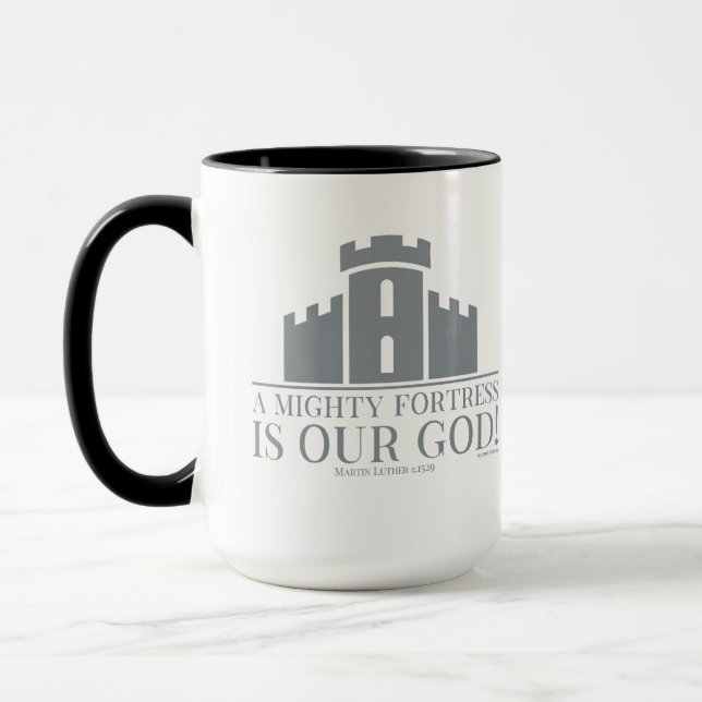 Taza Una poderosa fortaleza es nuestro Dios (Izquierda)