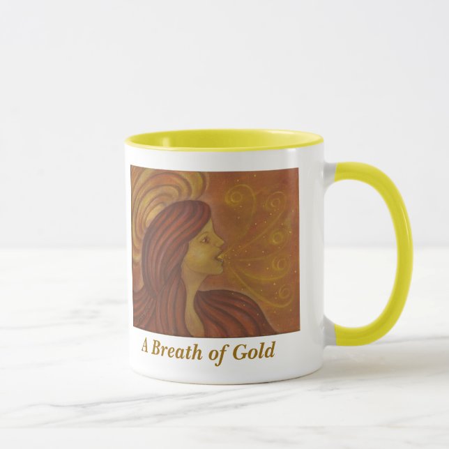 Taza Una respiración del oro (Derecha)