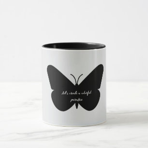 Taza Una simple cita en una simple mariposa