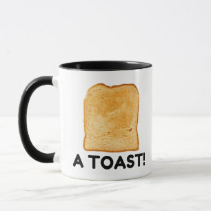 Taza Una tostada
