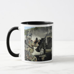 Taza Una tripulante especial 2 del Combatiente-arte de