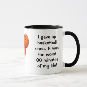 Taza Una vez dejé el baloncesto