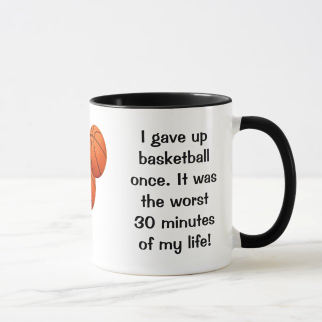 Taza Una vez dejé el baloncesto (Derecha)