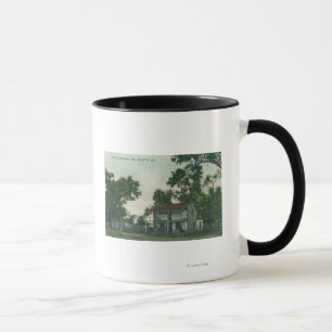 Taza Una vieja escena de la señal