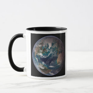 Taza Una visión completa de la Tierra que muestre los d