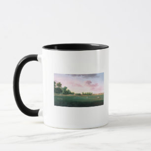 Taza Una vista de Hyde Park, siglo XIX