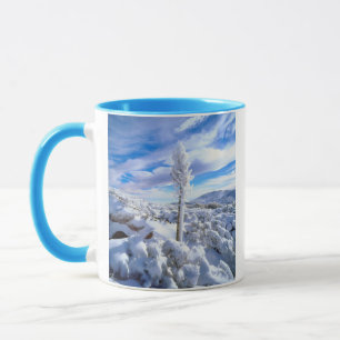 Taza Una yucca cubierta de nieve