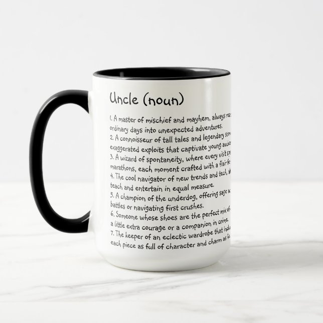 Taza Uncle Personalizado Mug (Izquierda)
