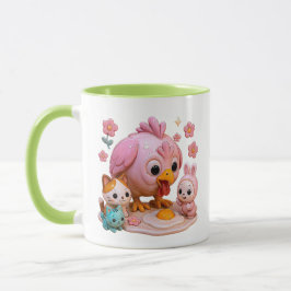 Taza Une poule casse son oeuf