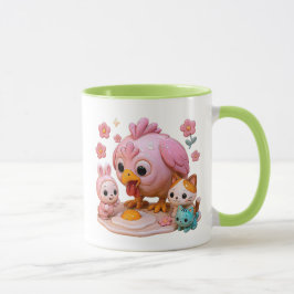 Taza Une poule casse son oeuf