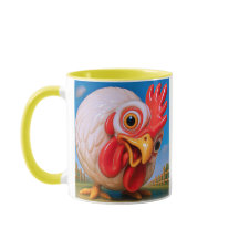 Une poule curieuse
