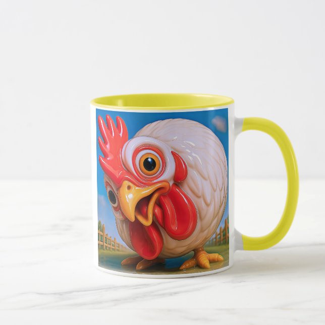 Taza Une poule curieuse (Derecha)