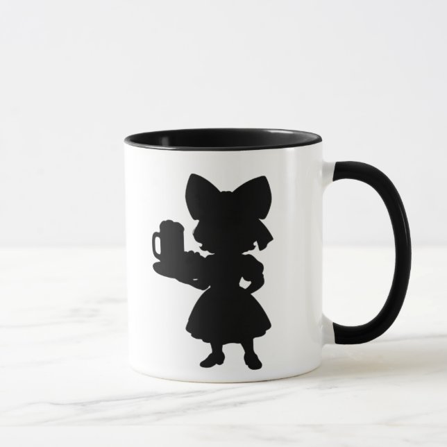 Taza Une serveuse alsacienne (Derecha)