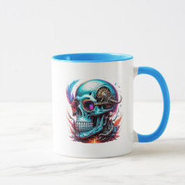 Taza Une tête de mort originale.