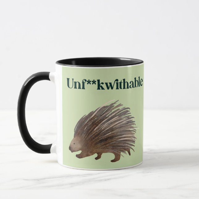 Taza Unf**kwithable Porcupine (Izquierda)