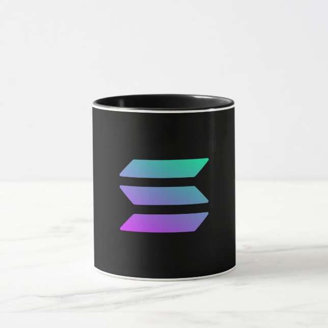 Taza Únicamente el logotipo de Solana (Centro)