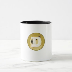 Taza Únicamente el logotipo del perro de Dogecoin